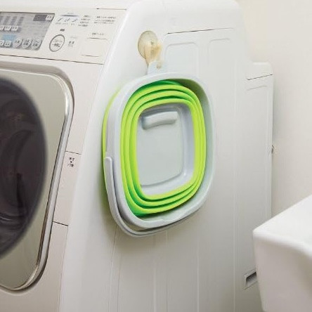 Cogit 可折疊收納水桶 10L Cogit, 摺疊水桶, 可折疊水桶, 露營用品, 洗車工具, 家用水桶, 防災備品, 省空間收納, 輕量水桶, 日本清潔用品