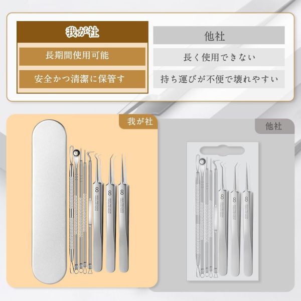 日本 Samcos 專業粉刺夾組 毛孔神器 多款鑷子 毛穴粉刺夾 粉刺救星 不銹鋼 清潔 臉補保養 清潔用具 