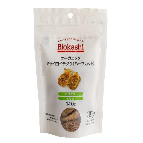 日本直送biokashi 白無花果乾 140g【小福部屋】 