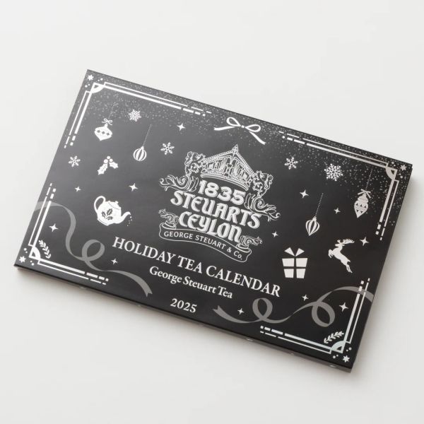 George Steuart Tea 2025 紅茶日曆 (聖誕款/貓咪款) GeorgeSteuartTea,日本紅茶,聖誕倒數月曆,貓咪月曆,聖誕禮盒,紅茶禮盒,日本茶品牌,NECOTSHOP,貓咪插畫,冬季紅茶,節慶禮物,倒數日曆
