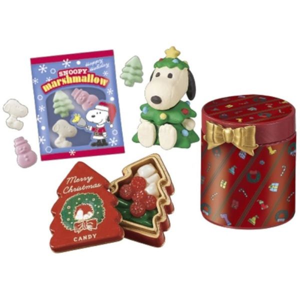 SNOOPY's Christmas Night 聖誕節公仔 史努比,RE-MENT,日本正版,微型公仔,聖誕限定,SNOOPY 聖誕,交換禮物,公仔收藏,療癒擺飾,袖珍玩具,隨機公仔