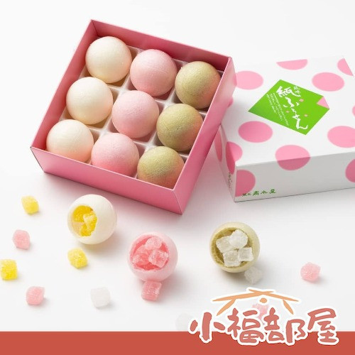 菓匠 高木屋 日本製 紙風船 禮盒 (3入/6入/9入/16入 菓匠高木屋, 紙風船, 金澤名產, 日本和菓子, 琥珀糖, 最中, 新年送禮, 日系伴手禮