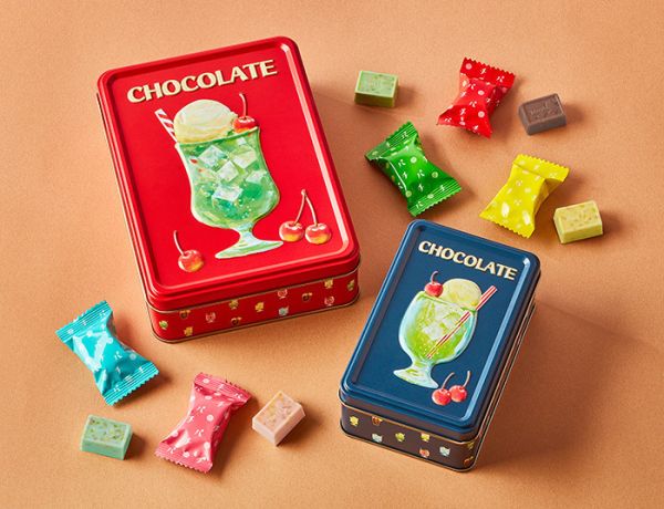 Mary’s x 古川紙工跳跳糖巧克力 2026年（5入/8入/9入/10入/18入/25入） Mary’s, 懷舊喫茶店, 彈跳糖巧克力, 昭和復古, 情人節禮盒, 日本巧克力, 汽水巧克力, 復古甜點