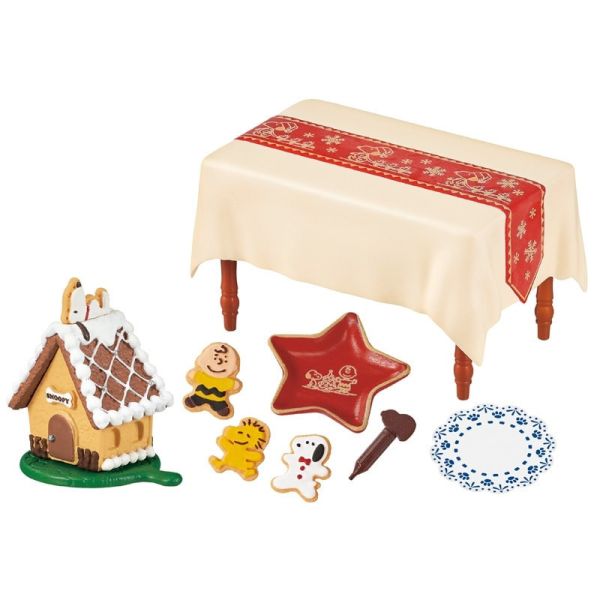SNOOPY's Christmas Night 聖誕節公仔 史努比,RE-MENT,日本正版,微型公仔,聖誕限定,SNOOPY 聖誕,交換禮物,公仔收藏,療癒擺飾,袖珍玩具,隨機公仔