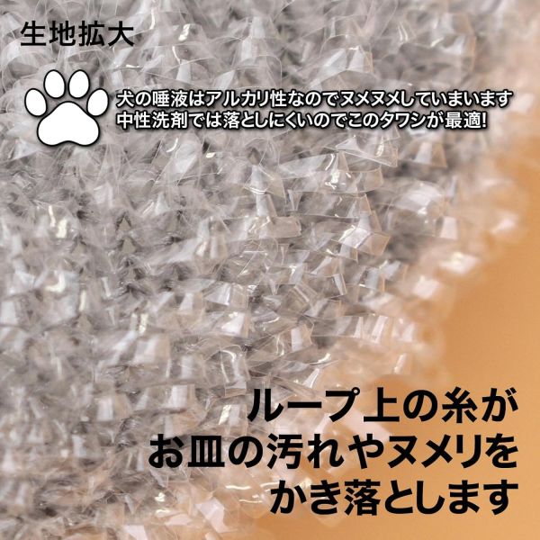 日本 Sanbelm 寵物用菜瓜布 5入 無需洗碗精 寵物專用 隙縫清潔 圓形海綿 附掛繩 寵物用品 【小福部屋】 