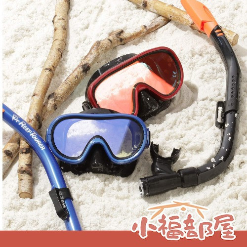 【防眩光】日本 Reef Tourer 潛水面罩 蛙鏡 面鏡 浮潛鏡 海島旅遊 水上活動 TUSA Tabata 夏季【小福部屋】 