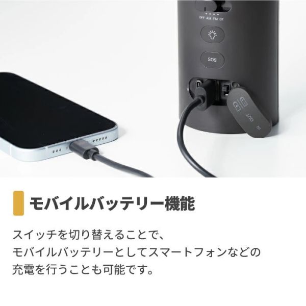 日本 PLUS MINUS ZERO 防災收音機 防災 地震 避難 天災 災害 防災品 太陽能 喇叭 防水 SOS警報 露營燈【小福部屋】 