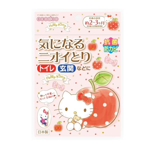 ecodeo 三麗鷗 日本製 防霉除異味片 (Hello Kitty/美樂蒂) 三麗鷗防霉片,日本除霉片,玄關除味,日本製除異味,Hello Kitty除霉,美樂蒂防霉,鞋櫃除異味,梅雨季防霉,小空間除臭,日本防霉除味