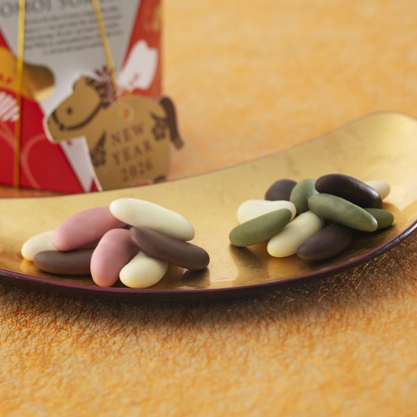 小倉山莊 干支 巧克力柿種 6袋入 小倉山莊, 干支巧克力, 新年限定, 巧克力柿種, 日本米菓, 新年送禮, 過年伴手禮, 和風禮盒, 小禮盒, 年節禮品