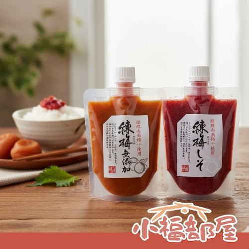 梅香本舖 日本製 紀州練梅 180g （原味/紫蘇） 紀州練梅,南高梅鹽漬,紫蘇梅醬,飯糰調味,壽司梅醬,日本梅子醬,紀州梅子,夏季開胃調味,日本原裝進口,無添加梅子