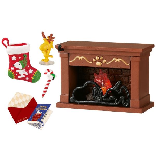 SNOOPY's Christmas Night 聖誕節公仔 史努比,RE-MENT,日本正版,微型公仔,聖誕限定,SNOOPY 聖誕,交換禮物,公仔收藏,療癒擺飾,袖珍玩具,隨機公仔