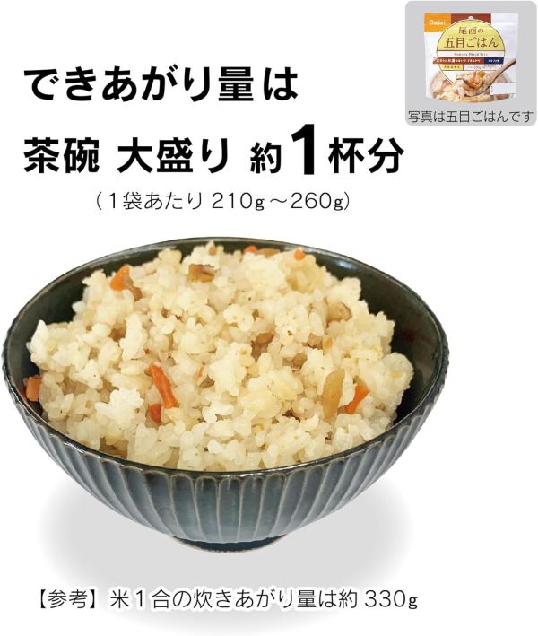 【多入組】Onisi 尾西食品 日本製 緊急時刻用沖泡米食(白飯/咖哩/蝦仁/野菜/香菇/綜合) Onisi 尾西食品 乾燥飯,日本防災食品,日本製即食飯,長效保存米飯,地震避難食品,登山露營口糧,日本防災口糧,尾西乾燥飯多入組,即食防災米飯,4年保存防災食品