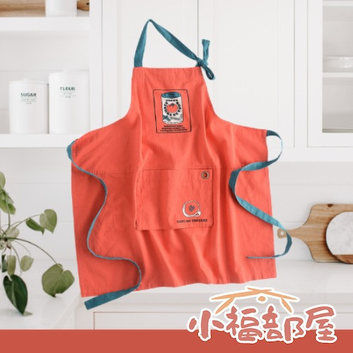 AND PACKABLE PACKABLE 造型圍裙 (レトロナポリタン OR/オムライス YE/LIVE TO EAT-BR/ドーナツラバー/プリン BL/トマト缶 RD) 日本圍裙,AND PACKABLE 圍裙,文藝造型圍裙,純棉廚房圍裙,咖啡廳圍裙,園藝手作圍裙,折疊收納圍裙,日系家政用品,日本原裝進口