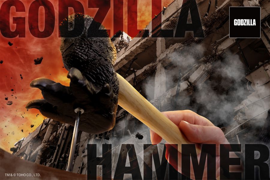 日本製 IRON FACTORY 哥吉拉鐵鎚 CASTEM 失蠟鑄造法 GODZILLA 鐵工廠 怪獸電影摩斯拉大怪獸【小福部屋】 