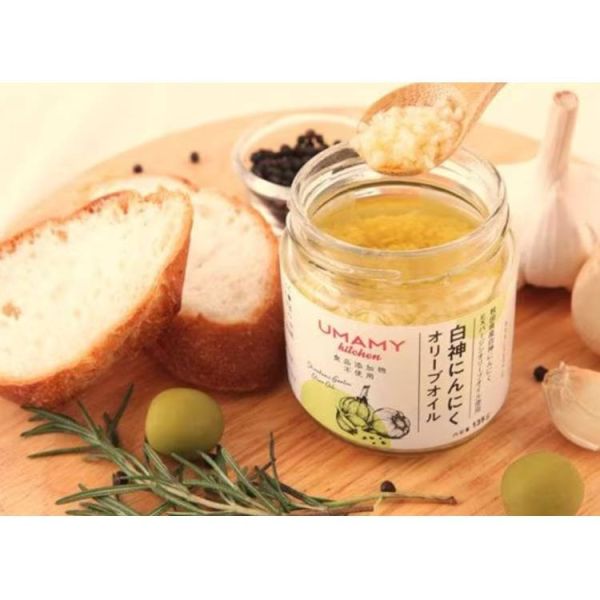 日本 UMAMY 白神大蒜醬 135g 日本,UMAMY,BANJO山葵醬,白神大蒜醬l,胡麻油,調味料,橄欖油,調味醬,拌飯醬,醬料,沾醬