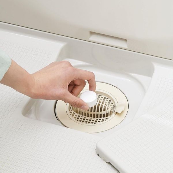 Cogit 日本製 BIO 排水孔防霉滅臭 3枚入 Cogit, BIO 防霉, 排水口, 日本清潔小物, 無氯除味, Power Bio, 浴室防霉, 排水孔清潔, 日本家事用品, 防霉片