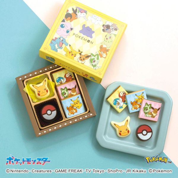 松風屋 寶可夢 巧克力禮盒（日本製/5入/11入/15入） 松風屋,寶可夢巧克力,皮卡丘巧克力,日本巧克力禮盒,情人節禮物,新年禮物,角色巧克力,期間限定,日本甜點,神奇寶貝