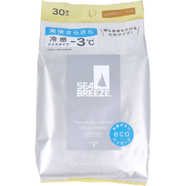 SEA BREEZE 全身爽身濕紙巾 30枚/包 