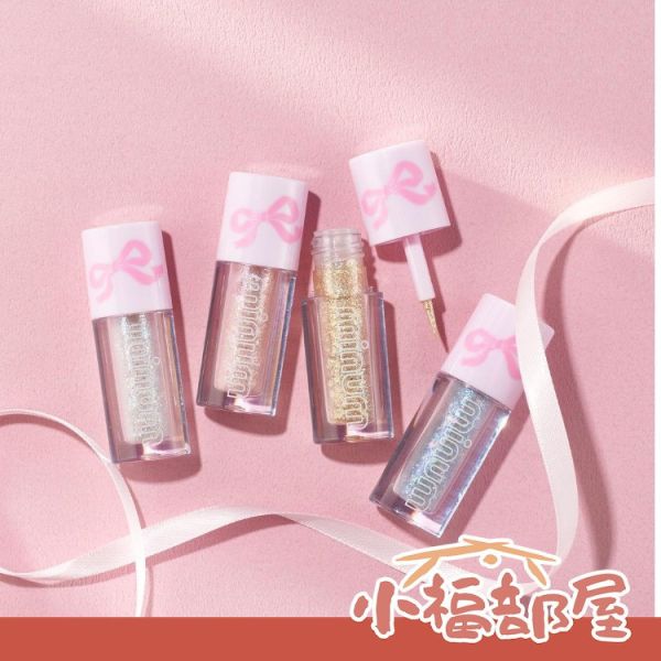 日本  minum 蝴蝶結眼影蜜 超可愛 眼睛打亮 臥蟬打亮 小資品牌 齊藤なぎさ 珠光細閃 藍色液態打亮 minum,蝴蝶結眼影蜜,兔粉色,眼睛打亮,臥蟬打亮,珠光細閃