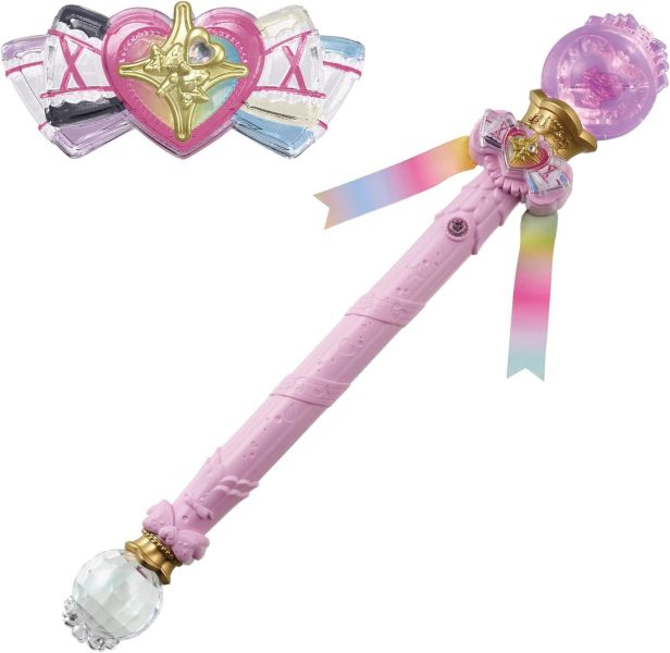 BANDAI 光之美少女 光亮旋轉魔法棒 光之美少女,BANDAI,日本玩具,魔法棒,角色扮演,發光玩具,音樂玩具,聖誕禮物,生日禮物,偶像玩具,旋轉魔法棒