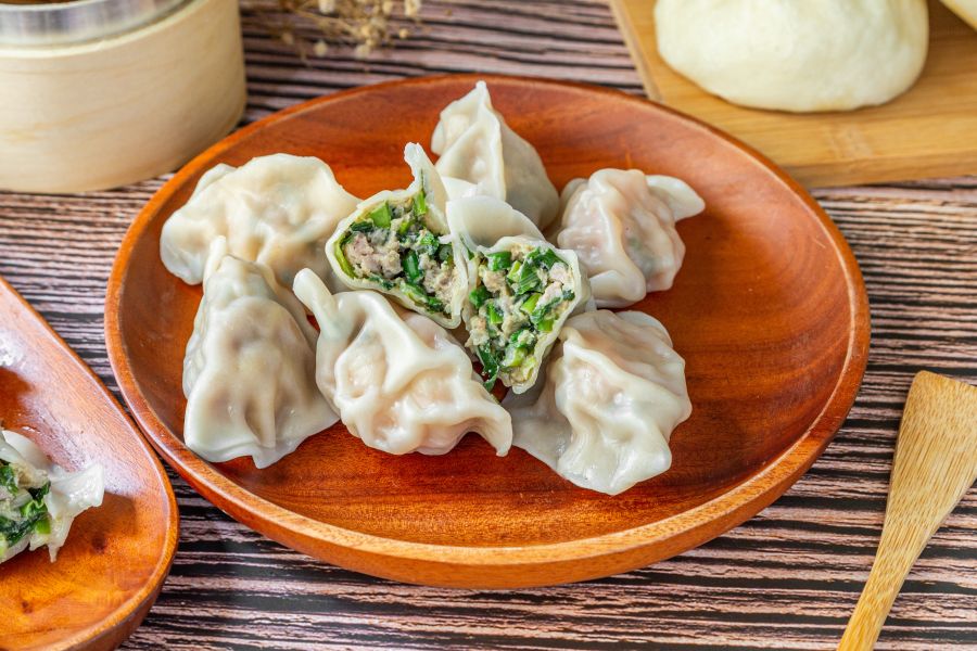 韭菜花水餃 韭菜花水餃