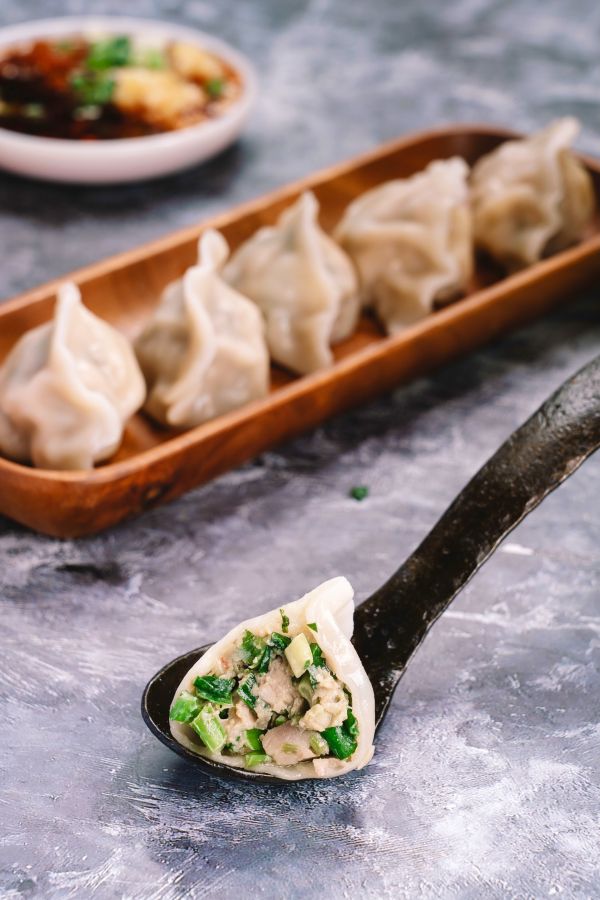 韭菜花水餃 韭菜花水餃