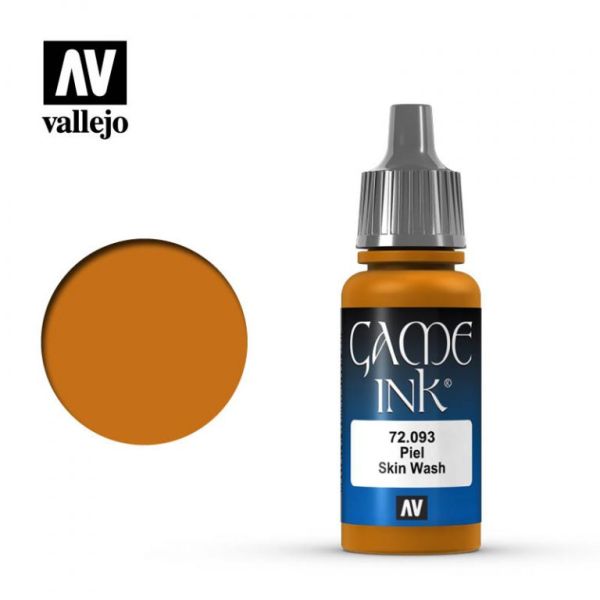Acrylicos Vallejo AV水漆 遊戲色彩 Game Color 089 72093 膚色漬洗墨水 Skin Wash Ink 17 ml 
