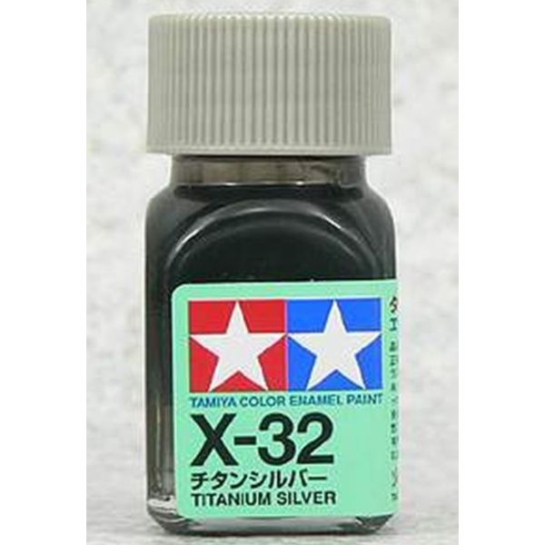 TAMIYA 田宮 油性 X-32 亮光 鈦銀 Titanium Silver 10ml 