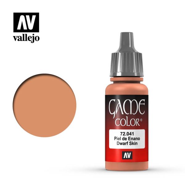 Acrylicos Vallejo AV水漆 遊戲色彩 Game Color 041 72041 矮人膚色 Dwarf Skin 17 ml 