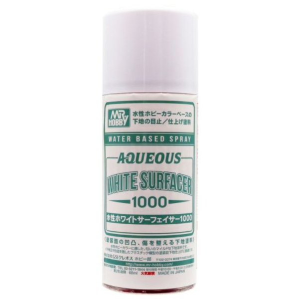 GUNZE 噴罐 B612 水性底漆補土 白色 1000番 170ml 