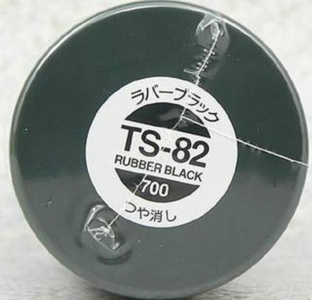TAMIYA 田宮 噴罐 TS-82 橡膠黑 Rubber Black 100ml 
