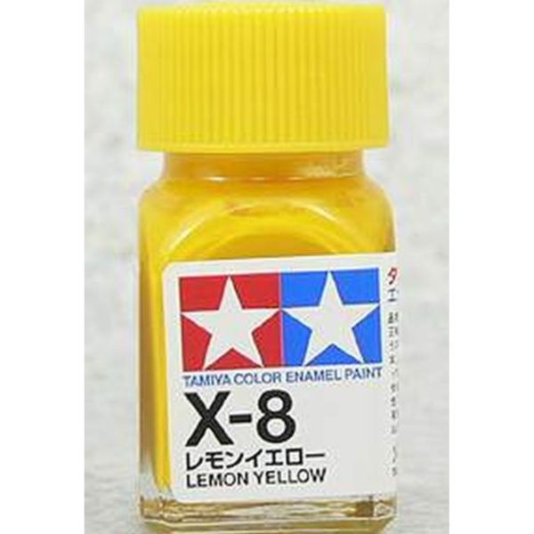 TAMIYA 田宮 油性 X-8 亮光 檸檬黃 Lemon Yellow 10ml 