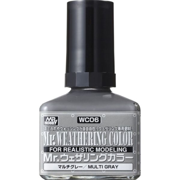 GUNZE 油性舊化液 WC06 灰色 40ml 