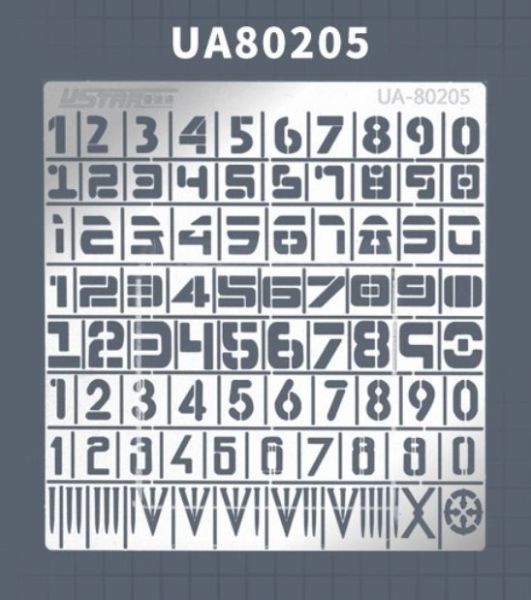 U-STAR 優速達 UA80205 數字噴漏版-B 