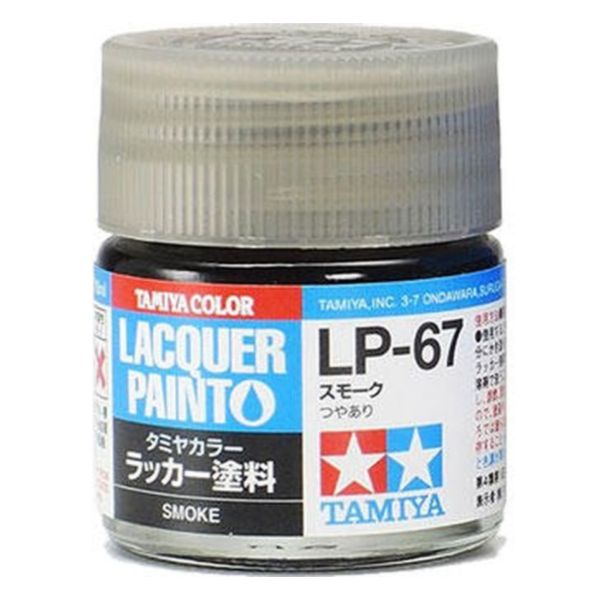 TAMIYA 田宮 硝基 LP-67 亮光 煙灰 Smoke 10ml 