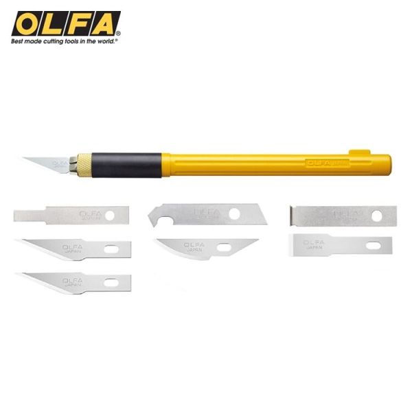 OLFA AK-4/BP 專業用筆刀超值包 (附刀片7入) 157B 