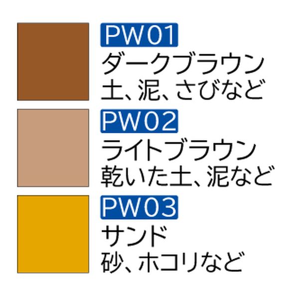 GUNZE 擬真舊化粉 PP101 套裝組1 土砂3色 