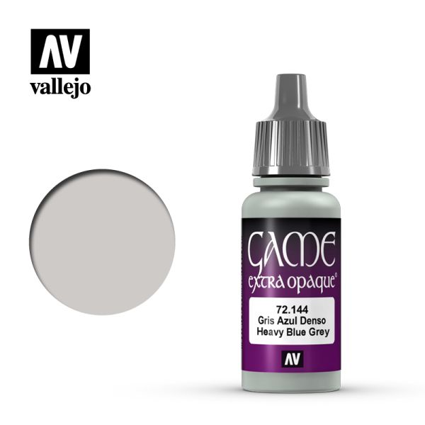 Acrylicos Vallejo AV水漆 遊戲色彩 Game Color 095 72144 重藍灰色（不透明漆） Heavy Bluegrey 17 ml 
