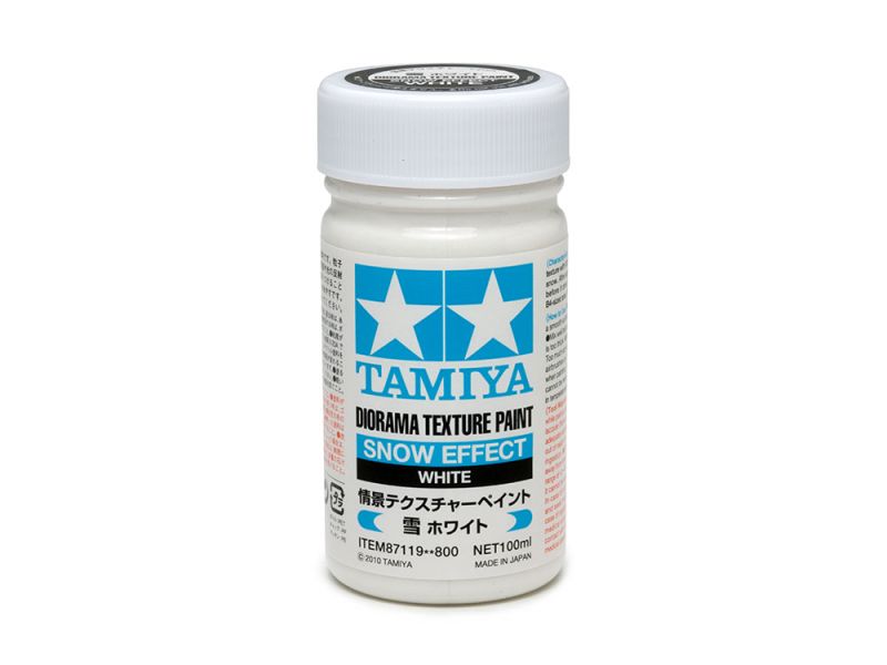 TAMIYA 田宮 情景表現塗料泥（雪 白色）100ml #87119 