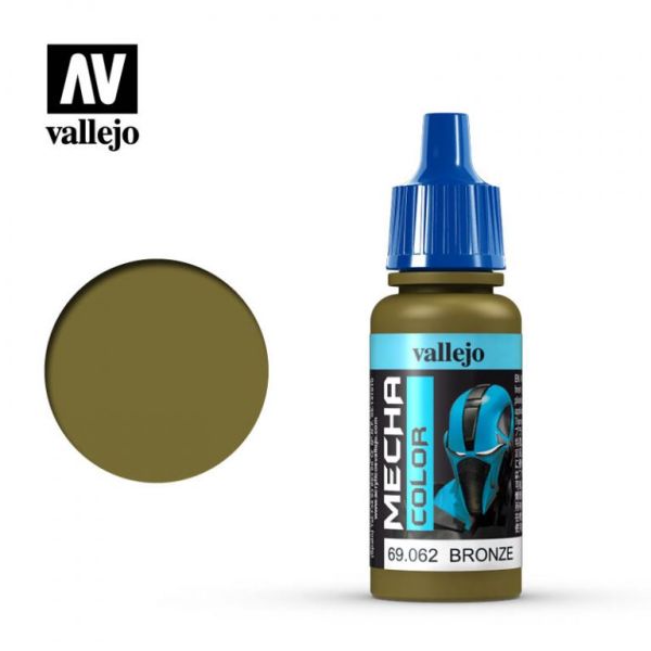 Acrylicos Vallejo AV水漆 機甲色彩 Mecha Color 051 69062 青銅色（金屬色） Bronze 17ml 