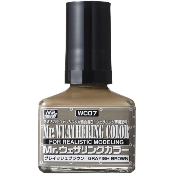 GUNZE 油性舊化液 WC07 灰褐色 40ml 