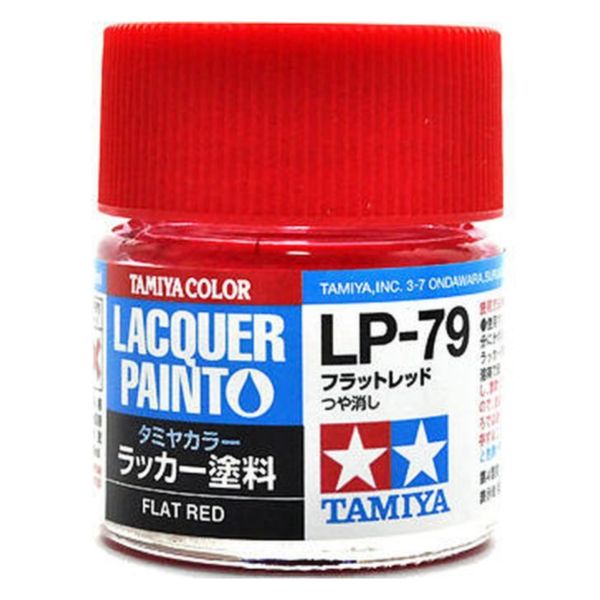 TAMIYA 田宮 硝基 LP-79 消光 紅 Flat Red 10ml 