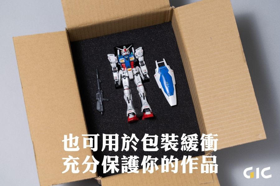 GIC TC-19B 箱神-自撥泡棉 2片裝 (方格12mm x 12mm) 