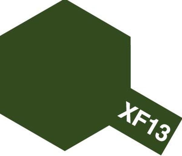 TAMIYA 田宮 水性 XF-13 消光 濃綠 J.A. Green 10ml 