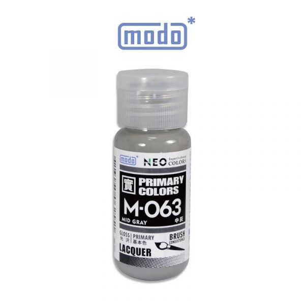 modo摩多製造所 NEO M-063 M063中灰 30ML 模型漆 