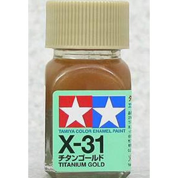 TAMIYA 田宮 油性 X-31 亮光 鈦金 Titanium Gold 10ml 
