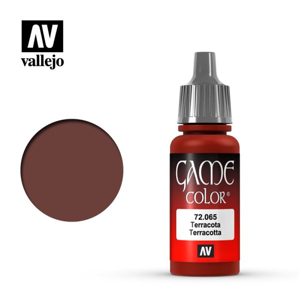 Acrylicos Vallejo AV水漆 遊戲色彩 Game Color 065 72065 紅陶色 Terracotta 17 ml 