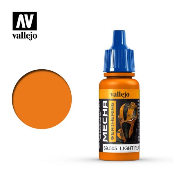 Acrylicos Vallejo AV水漆 機甲色彩 Mecha Color 059 69505 淺色生鏽漬洗 Light Rust Wash 17ml 