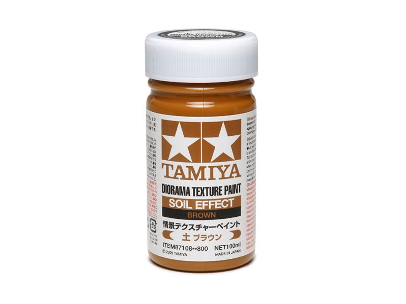 TAMIYA 田宮 情景表現塗料泥（土 棕色）100ml #87108 