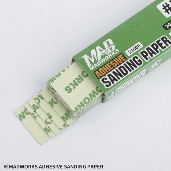 MADWORKS 29100 低黏度背膠砂紙 #1000 - 每包20PCS 
